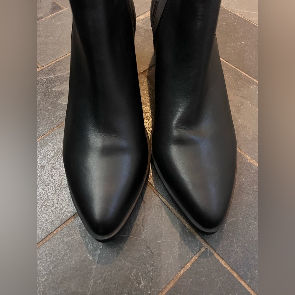New without box Dolce Vita Womens Zipporah Leather Chelsea Boots Black size 10 - Picture 5 of 11